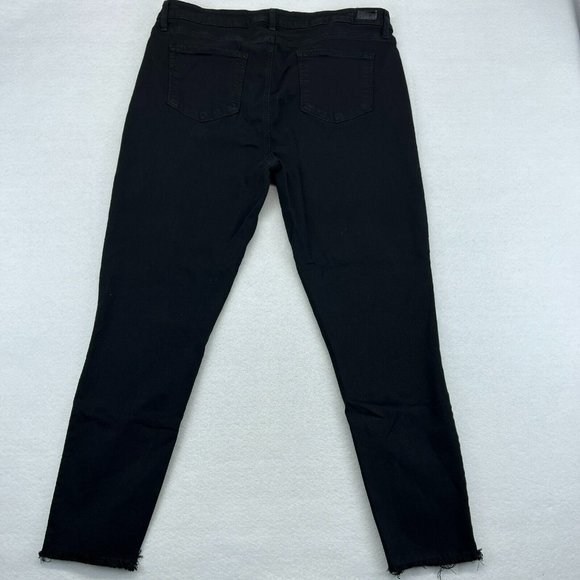Paige Jeans Womens 34 Black Skinny HOXTON Ankle Stretch - Picture 10 of 11